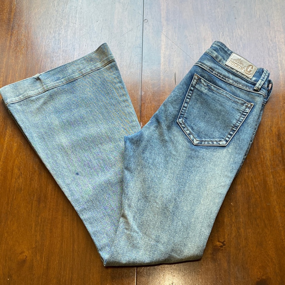 Rockin C Denim Bell Bottom Jeans Size 27
